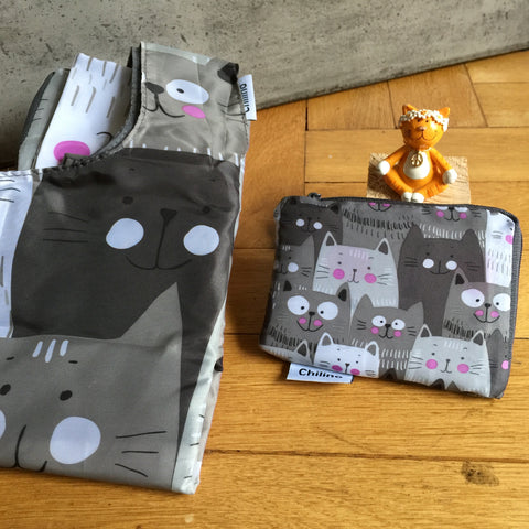 Gute Laune-Shopping-Bag 'Katzen'